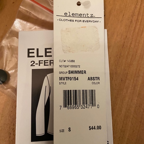 NWT -Gold Sparkle Elementz Black Velour set - Picture 6 of 8